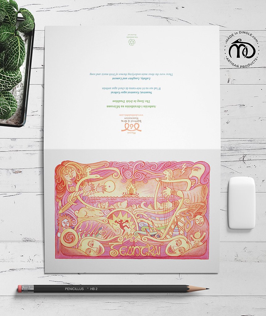 Geantraí Laughter Art Card