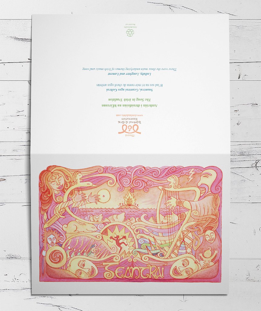Geantraí Laughter Art Card